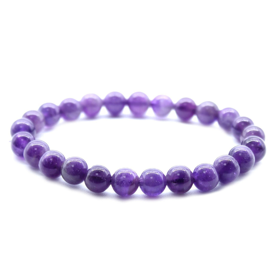 Amethyst Crystal Stretch Bracelet