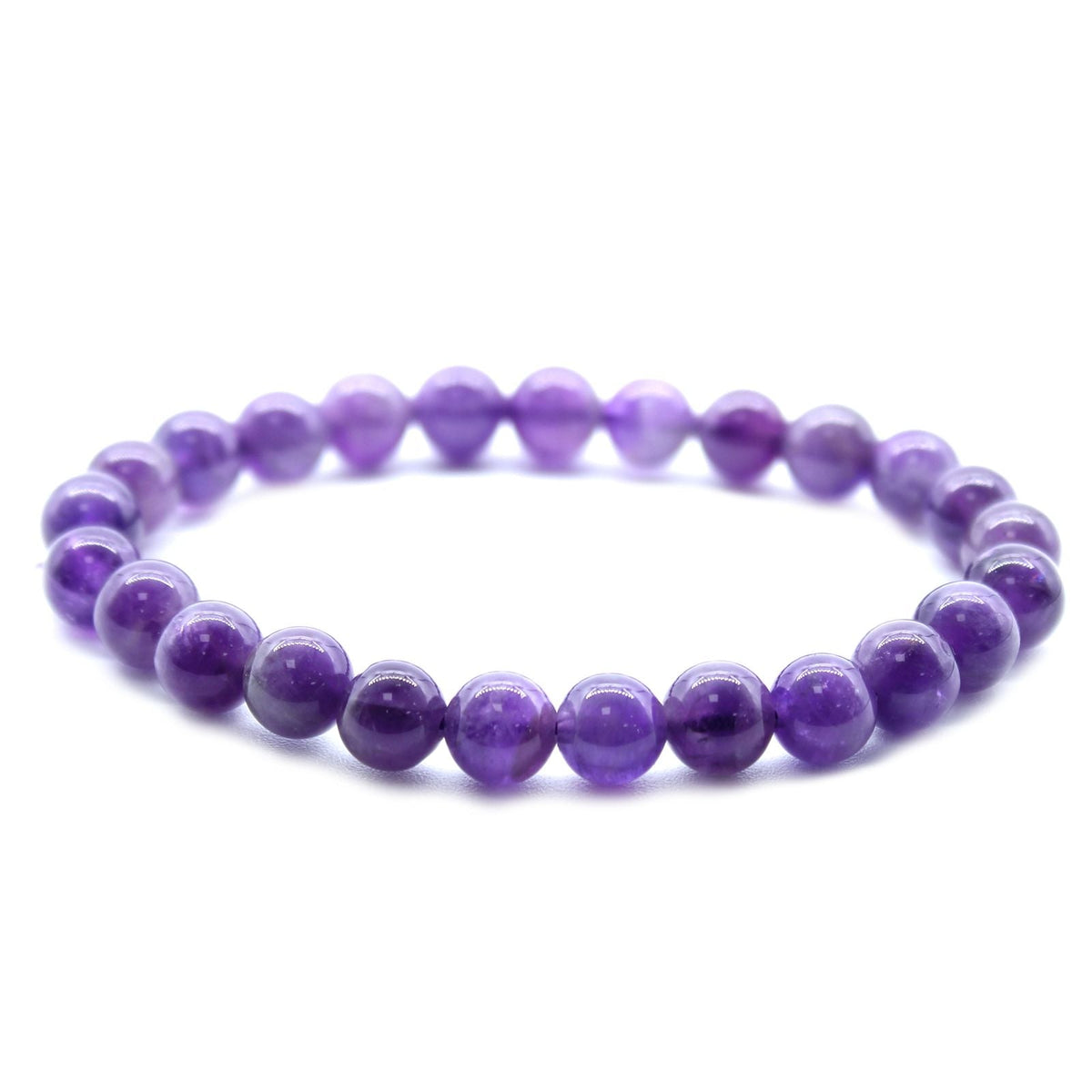 Amethyst Crystal Stretch Bracelet