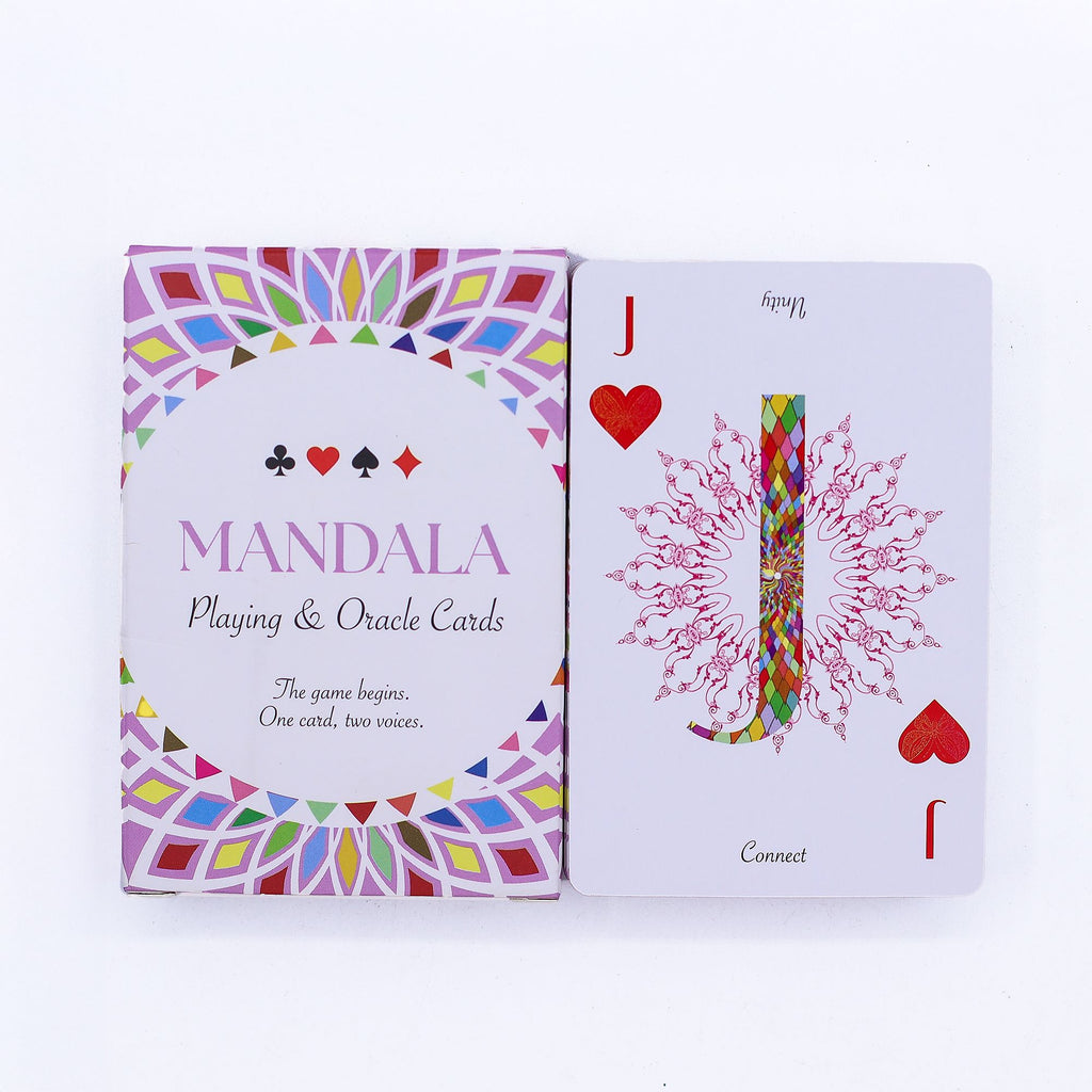 Mandala Playing & Oracle Cards – Kaleidoscope Symmetry | CardsAmoreStore
