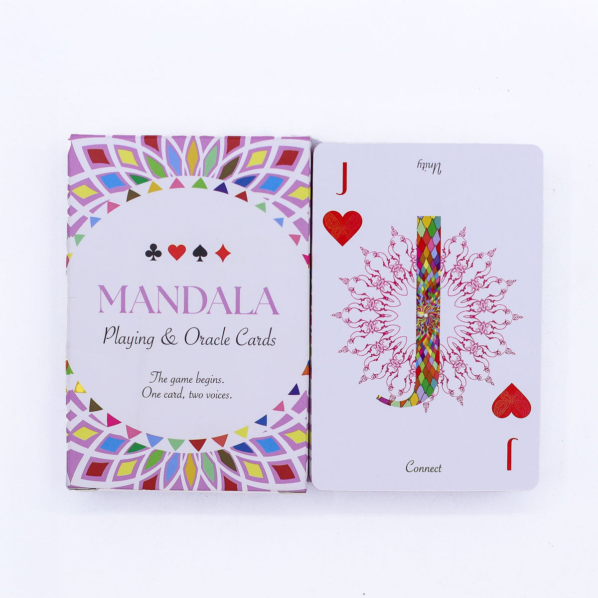 Mandala Playing & Oracle Cards – Kaleidoscope Symmetry | CardsAmoreStore