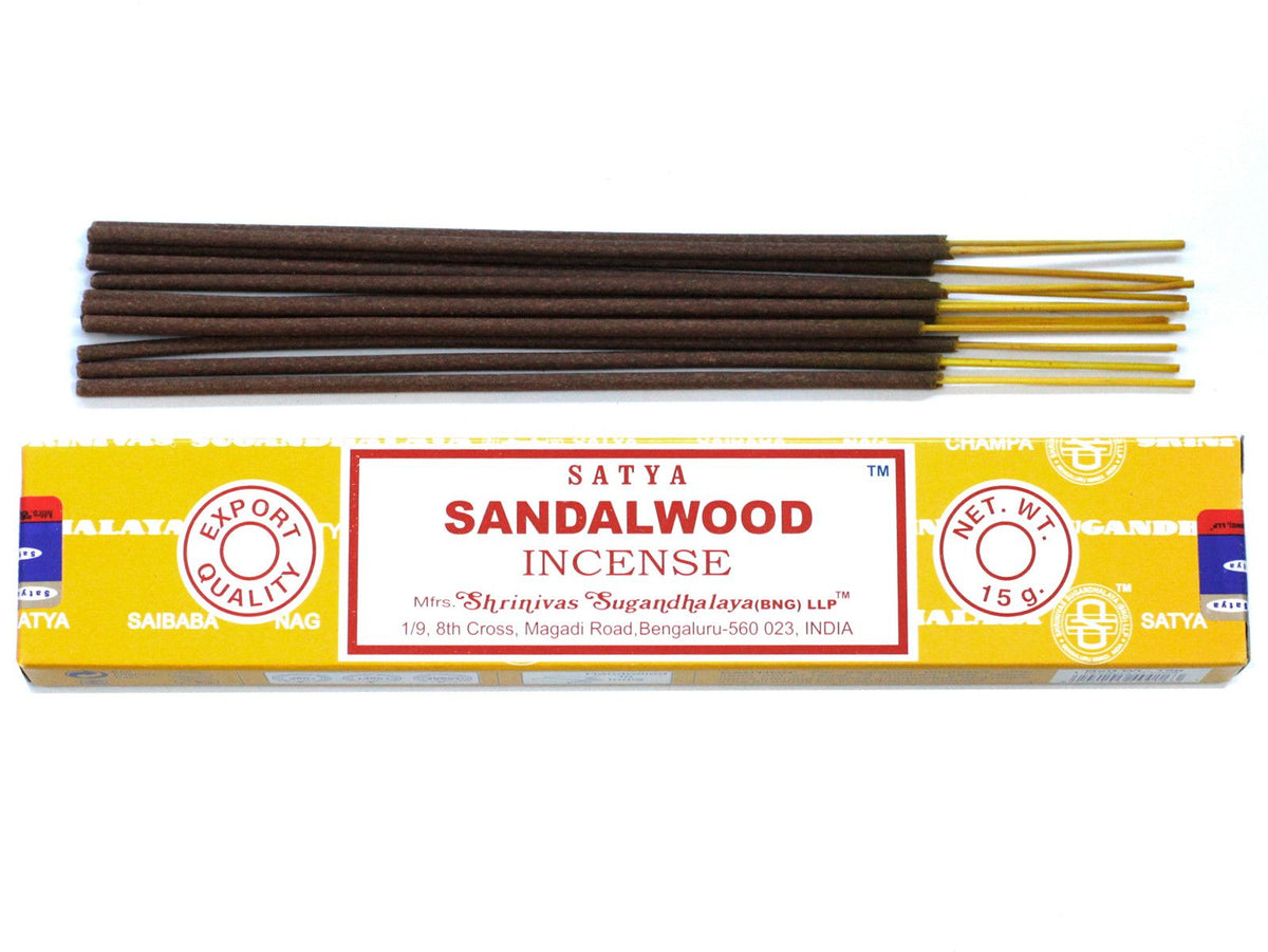 Satya Incense 15gm – Sandalwood | CardsAmoreStore
