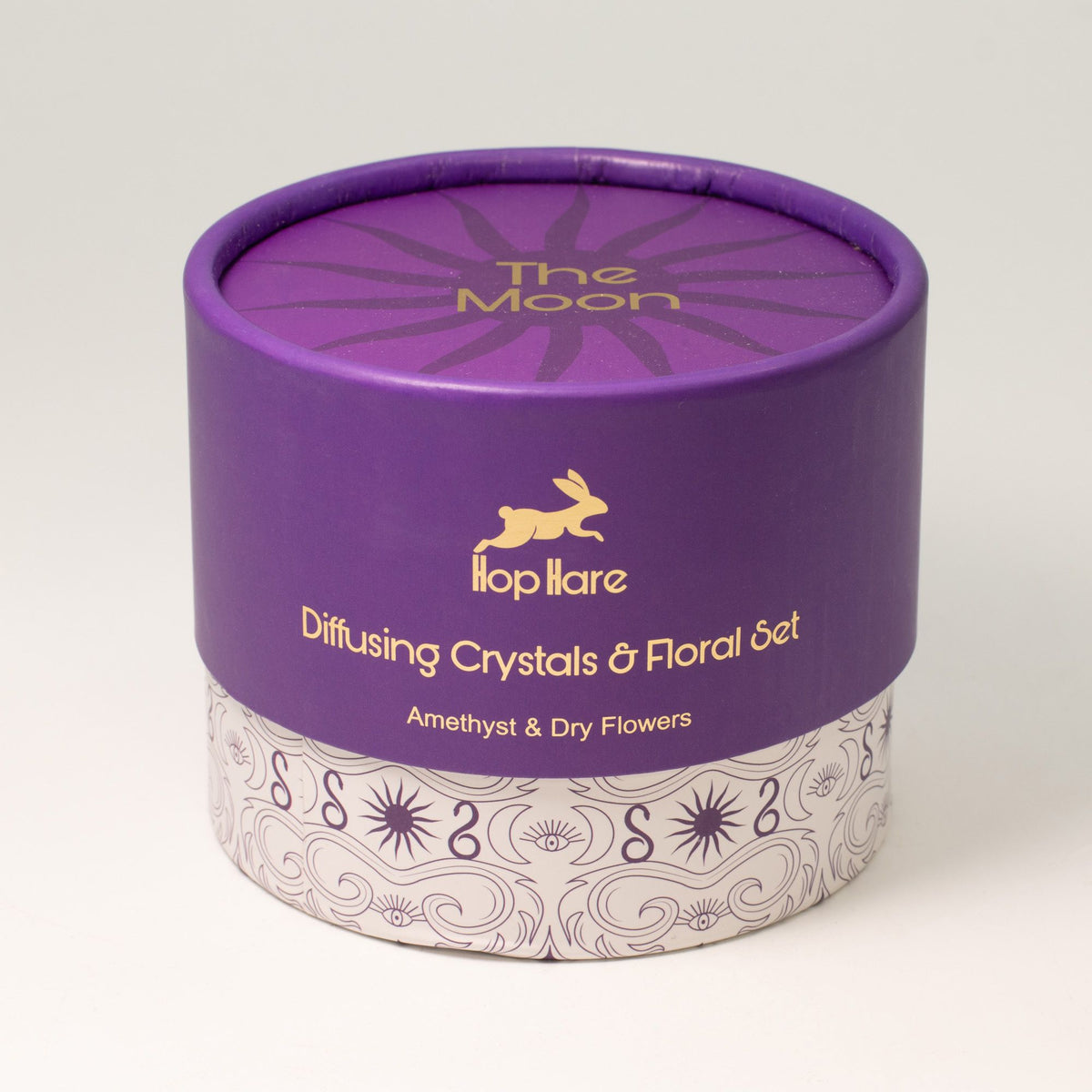 Hop Hare Diffusing Crystals & Floral Set – The Moon (Amethyst) | CardsAmoreStore