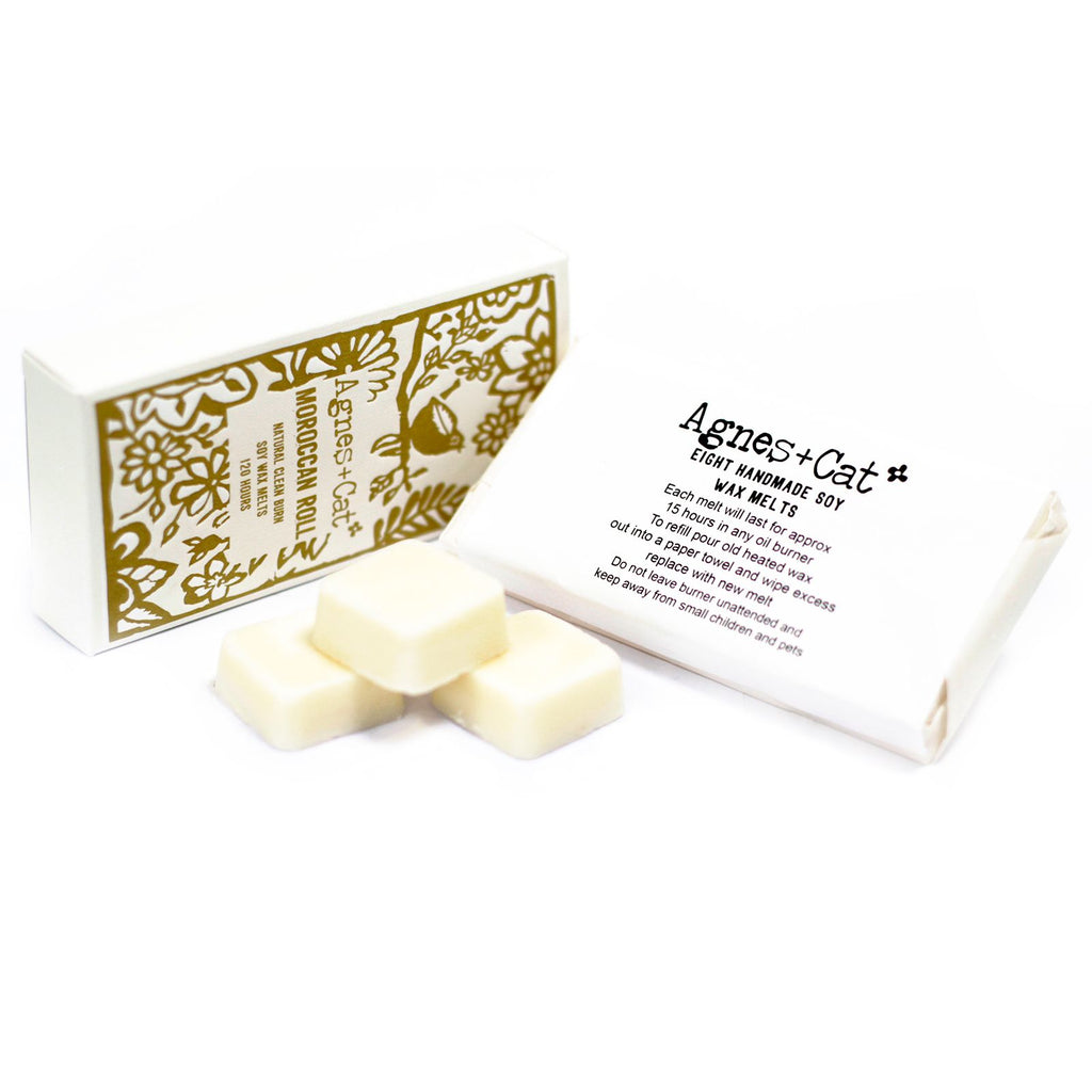 Agnes + Cat soy wax melts – Moroccan roll warm exotic fragrance