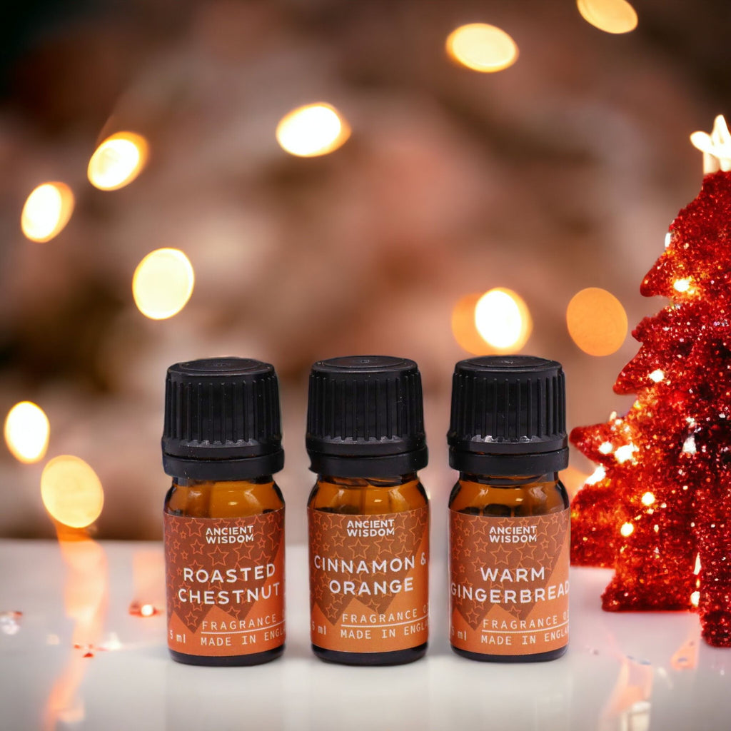 Christmas Fragrance Oil Gift Set - Festive Delights (5ml × 12) | CardsAmoreStore