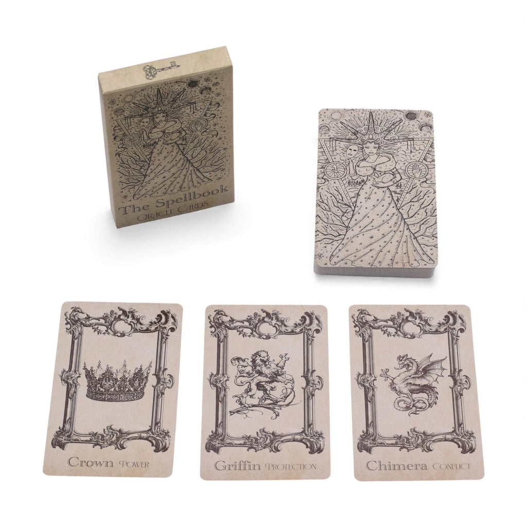 The Spellbook Oracle Cards- Witchcraft Deck | CardsAmoreStore