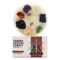Large Seven Chakra Crystal Candle – Seven Chakra (Harmony) | CardsAmoreStore