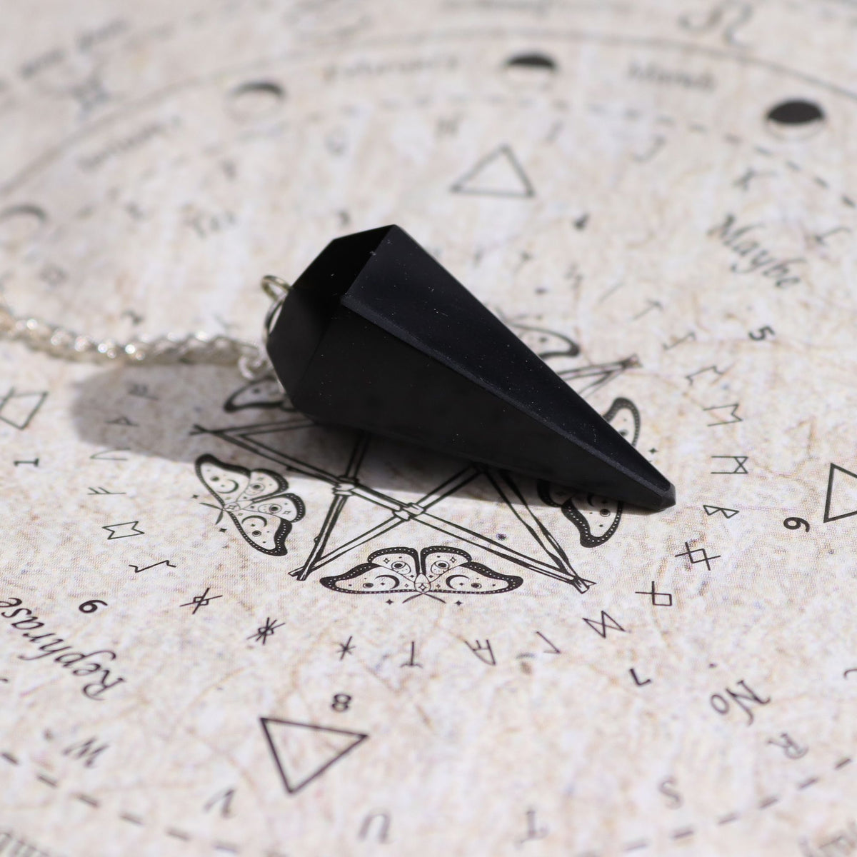 Success witch spell incense with black obsidian pendulum – confidence and achievement ritual
