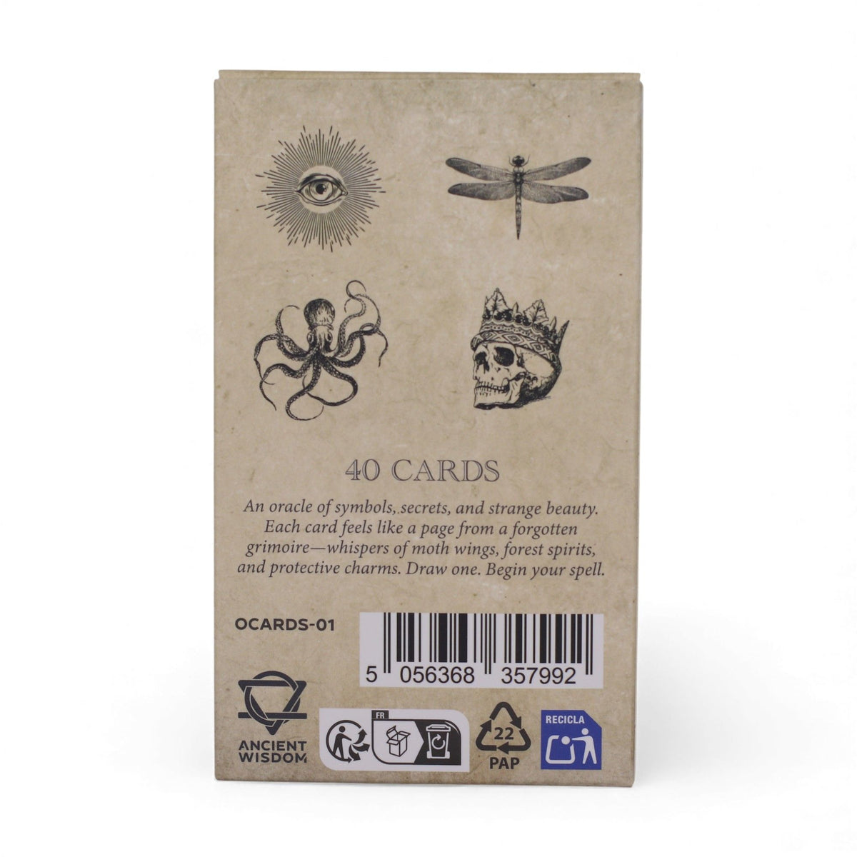 The Spellbook Oracle Cards- Witchcraft Deck | CardsAmoreStore