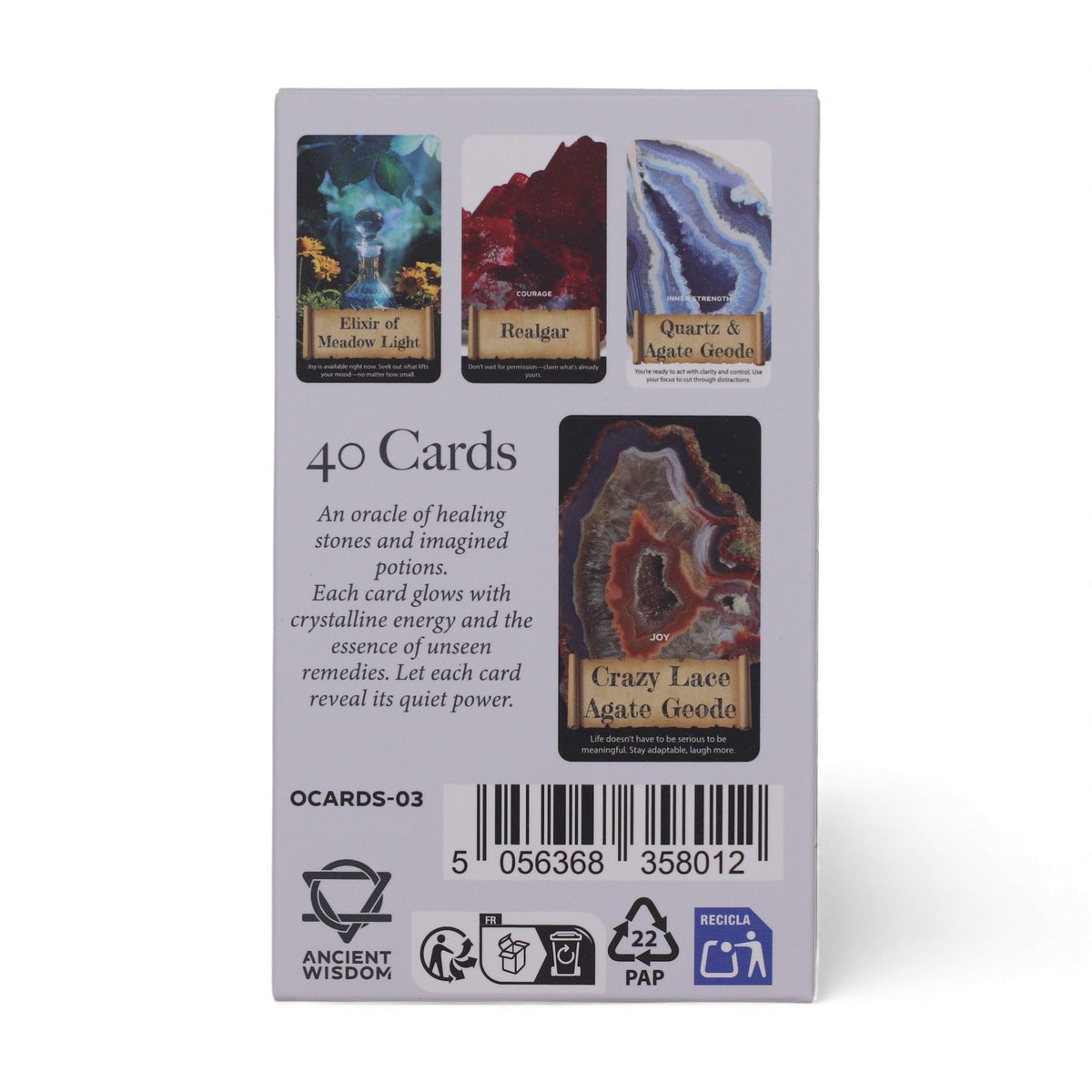 Crystals & Elixirs Oracle Cards – Healing Energy Deck | CardsAmoreStore