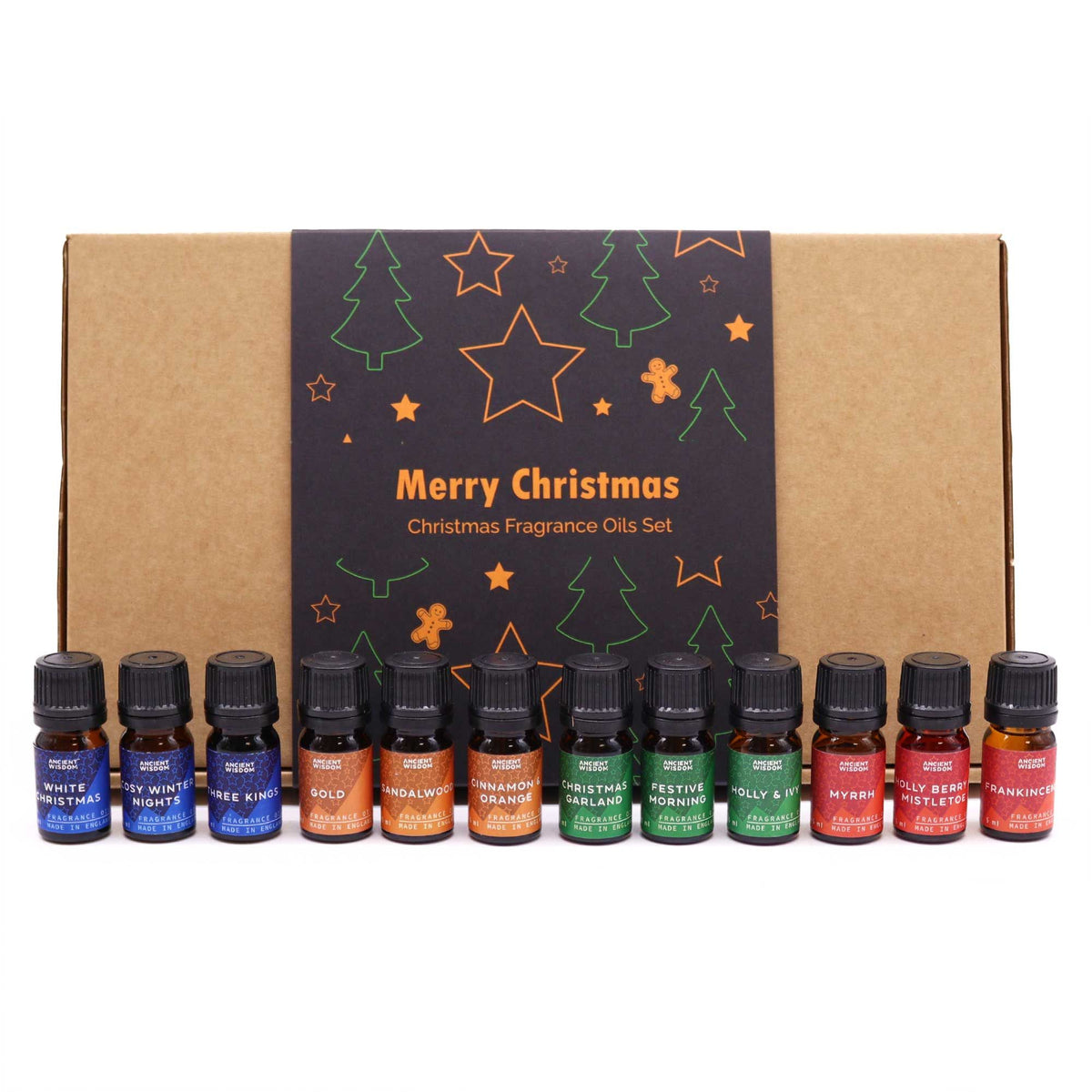 Holy Scents of Christmas Fragrance Oil Gift Set (12 × 5ml) | CardsAmoreStore