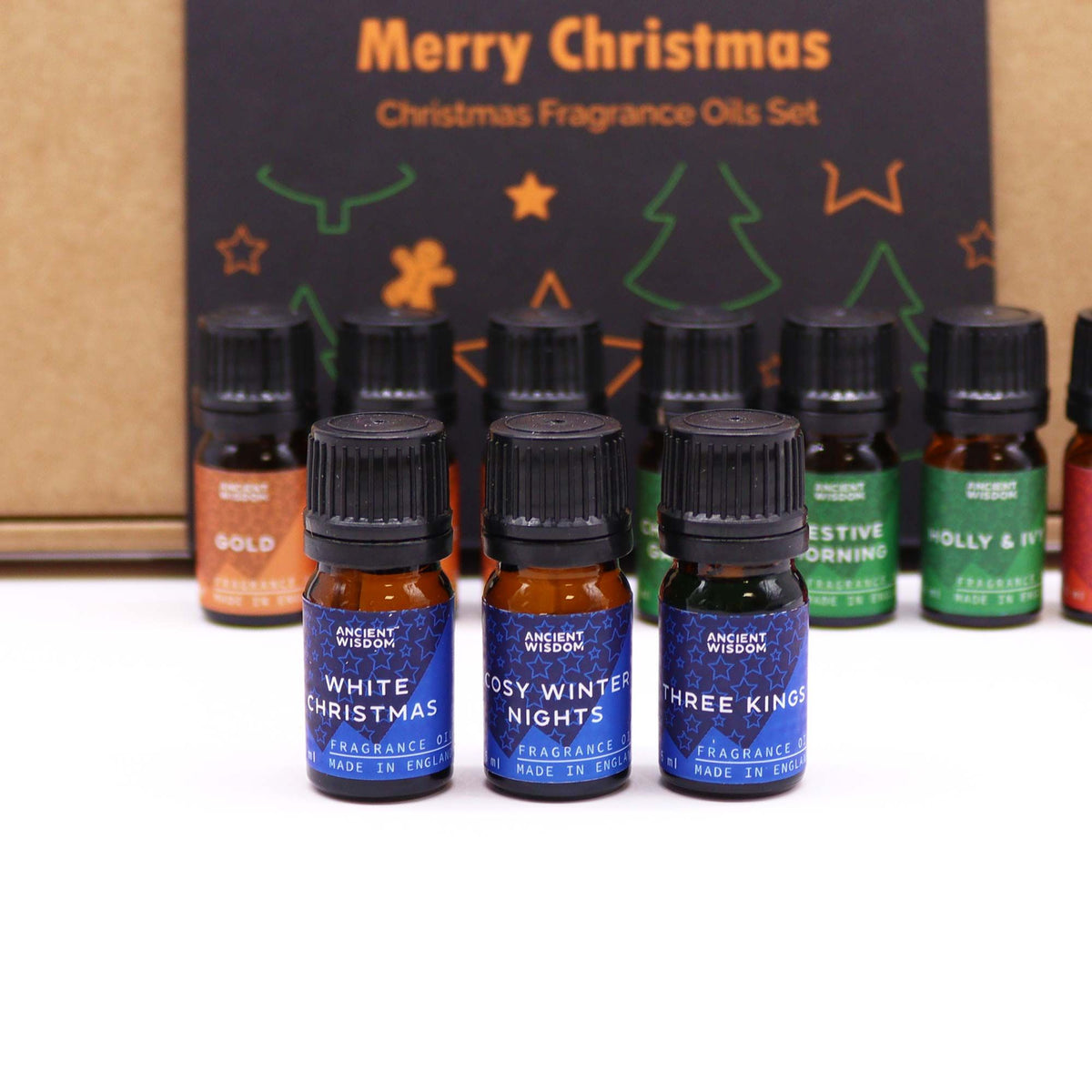 Holy Scents of Christmas Fragrance Oil Gift Set (12 × 5ml) | CardsAmoreStore