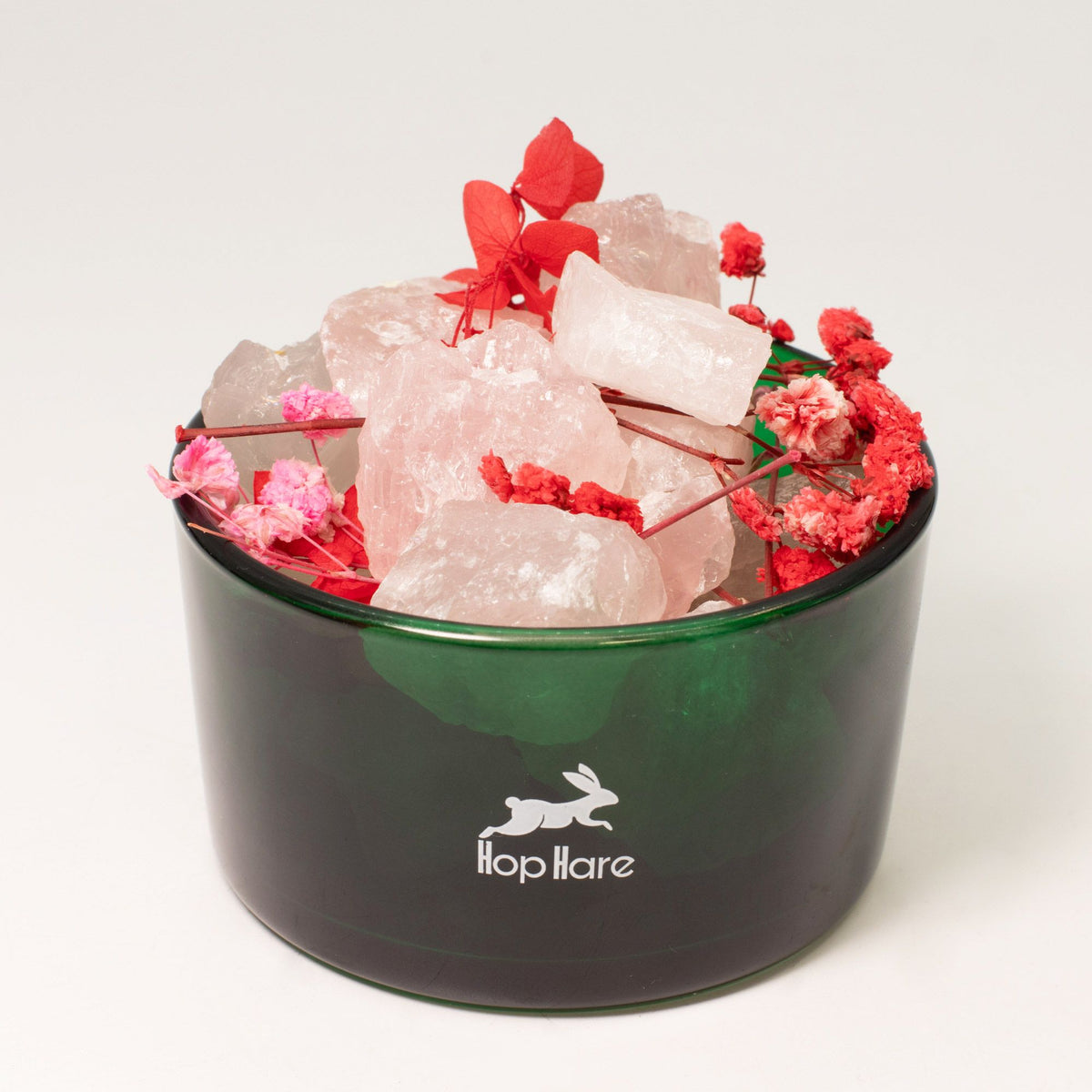Hop Hare Diffusing Crystals & Floral Set – The Lovers (Rose Quartz) | CardsAmoreStore