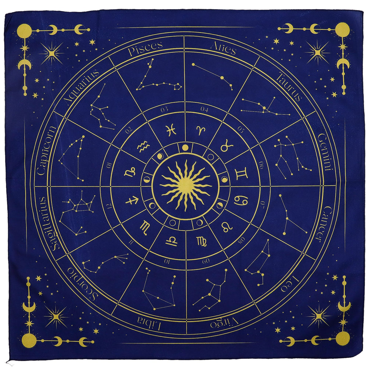 Tarot Reading Cloth - Zodiac | CardsAmoreStore