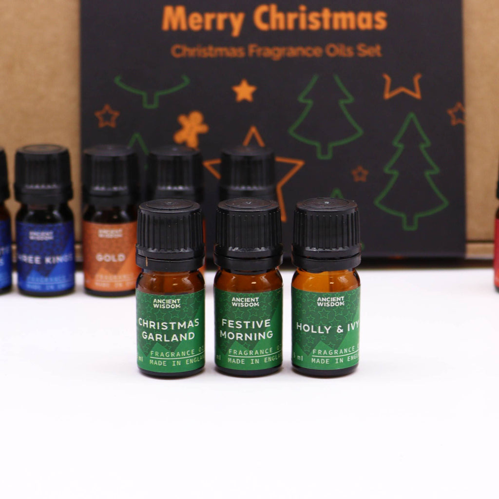 Holy Scents of Christmas Fragrance Oil Gift Set (12 × 5ml) | CardsAmoreStore