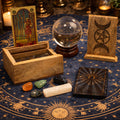 Mango Wood Tarot Card Box with Card Holder | CardsAmoreStore