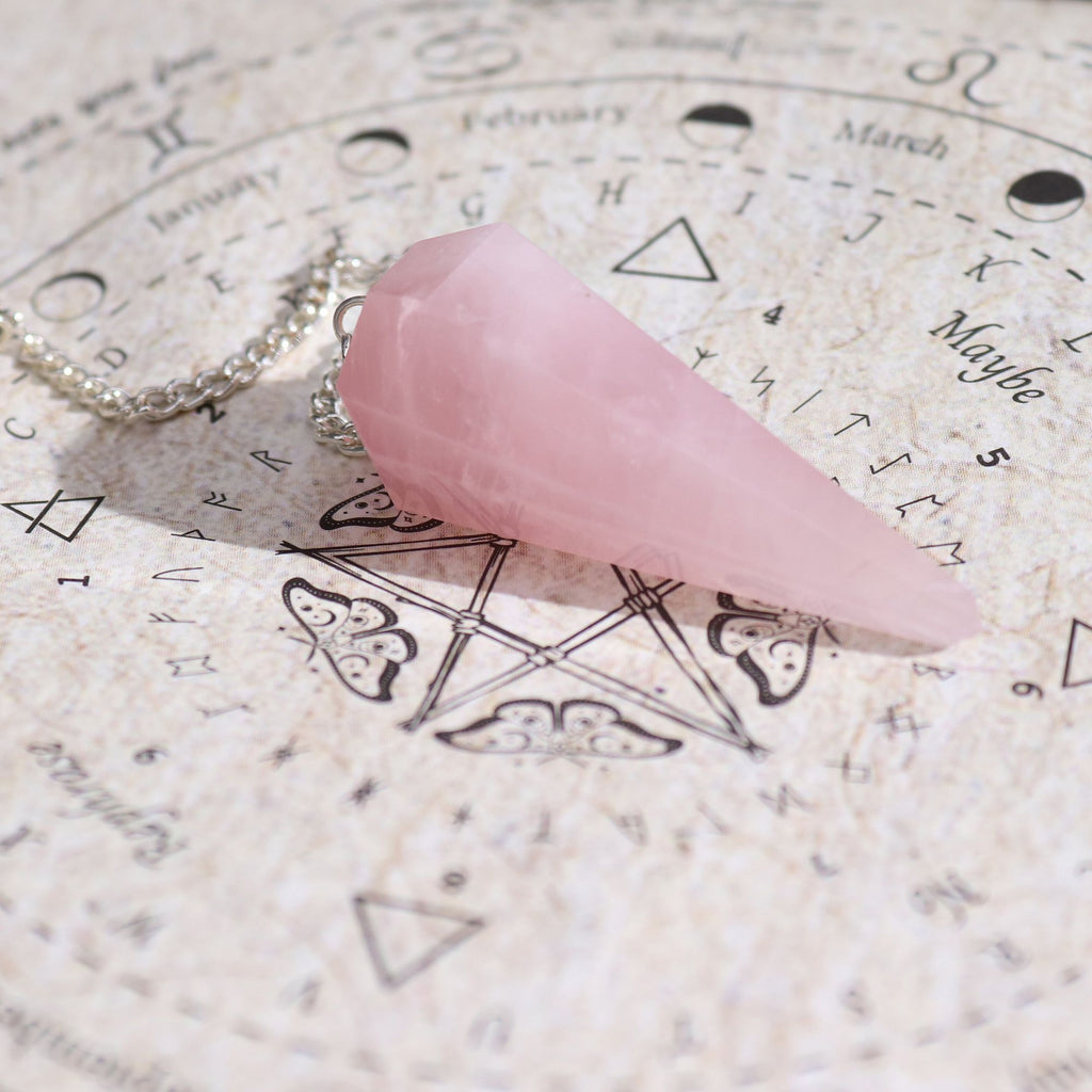 Love witch spell incense with rose quartz pendulum – heart‑opening romantic energy ritual