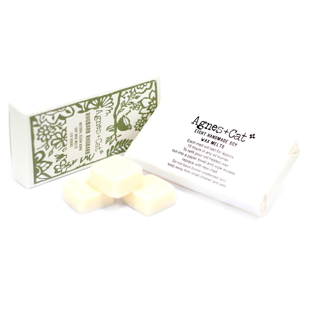 Agnes + Cat Box of 8 Soy Wax Melts - Rhubarb | CardsAmoreStore