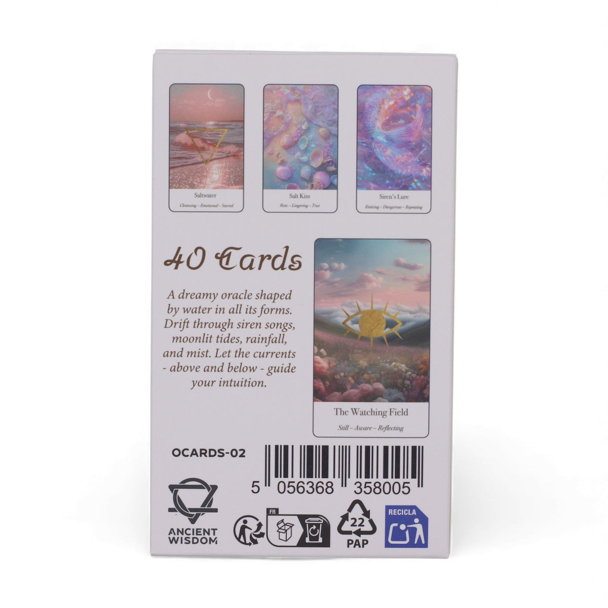 Ethereal Waters Oracle Cards - Sirens & Moonlight | CardsAmoreStore