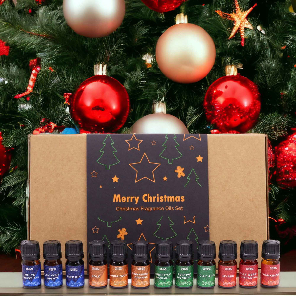 Holy Scents of Christmas Fragrance Oil Gift Set (12 × 5ml) | CardsAmoreStore