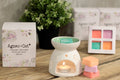 Agnes + Cat Wax Melter with Four Soy Wax Melts – Floral Ceramic Burner | CardsAmoreStore