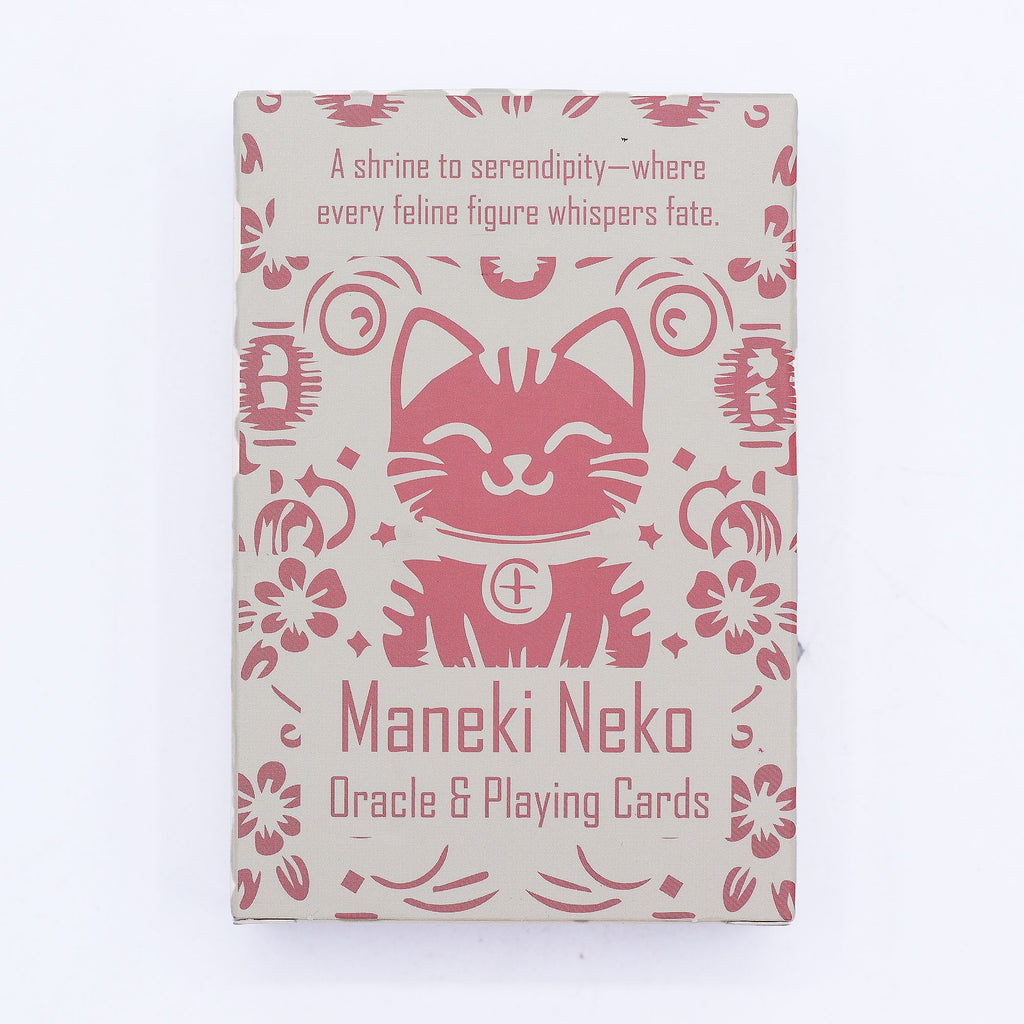 Fortune Cats Playing & Oracle Cards- Maneki Neko Deck | CardsAmoreStore