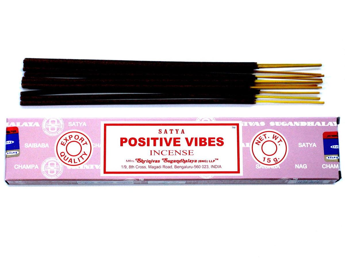 Satya Incense 15gm – Positive Vibes | CardsAmoreStore