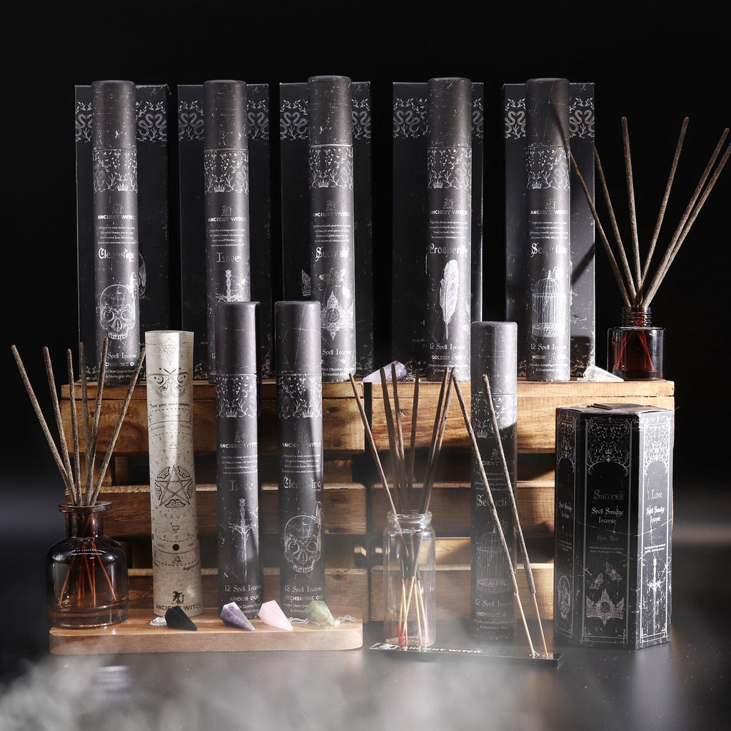 Love witch spell incense with rose quartz pendulum – heart‑opening romantic energy ritual