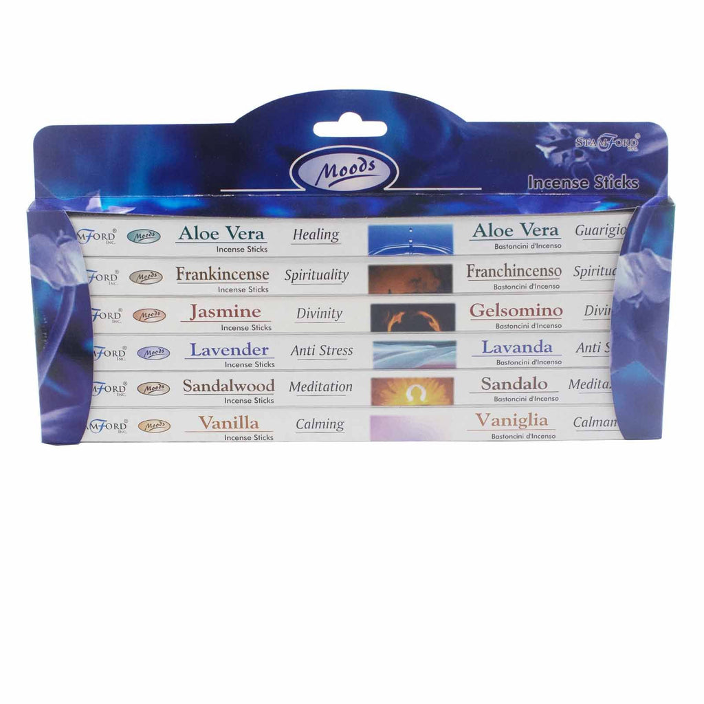 “Stamford incense gift set – moods collection with assorted fragrance sticks