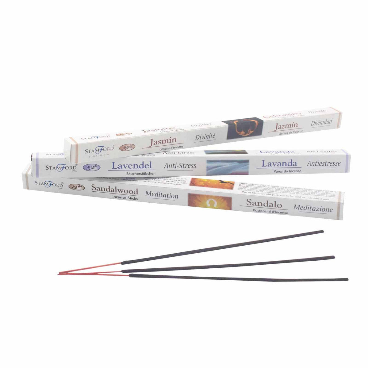 “Stamford incense gift set – moods collection with assorted fragrance sticks