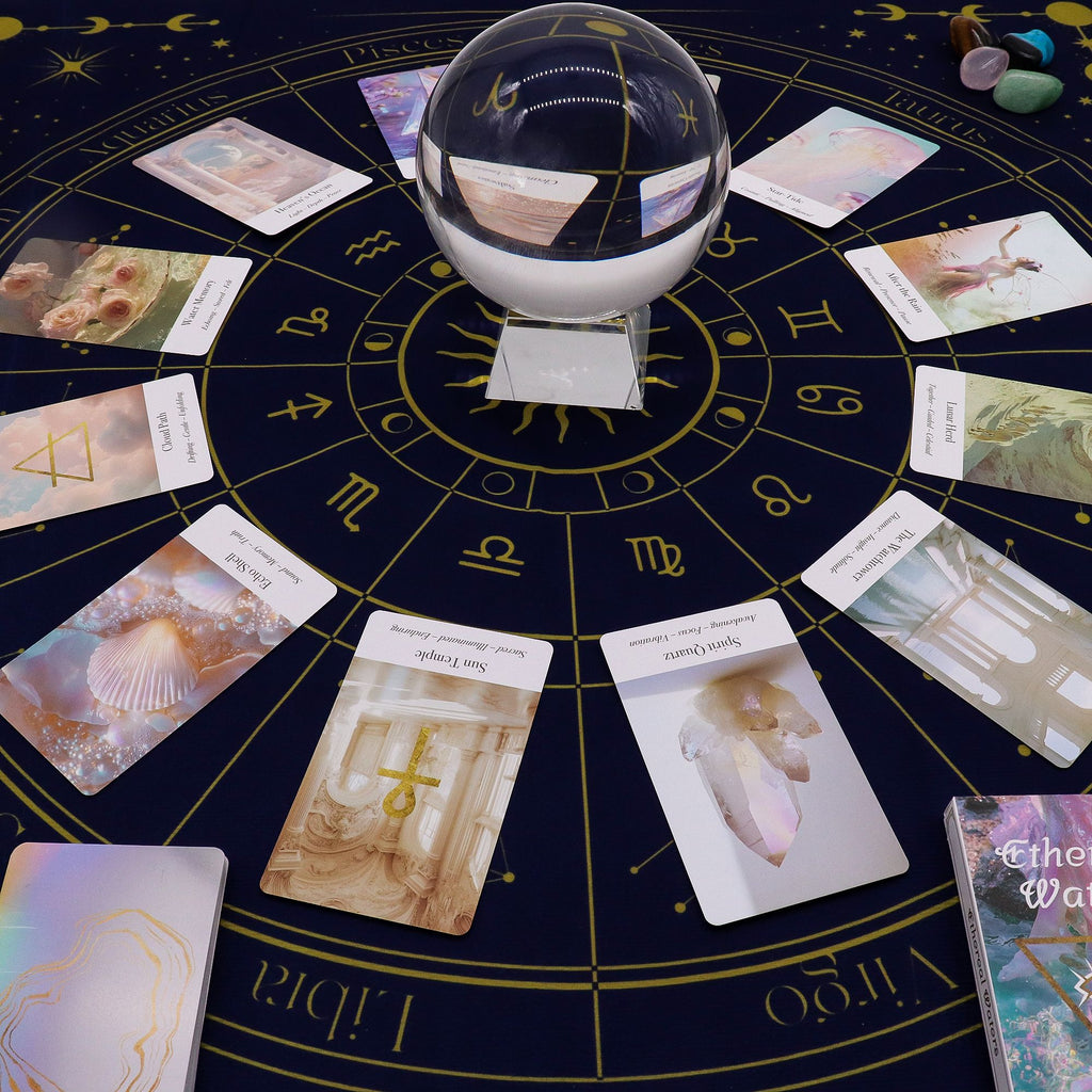 Tarot Reading Cloth - Zodiac | CardsAmoreStore