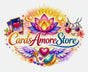 CardsAmoreStore logo with lotus flower and spiritual decorative elements.